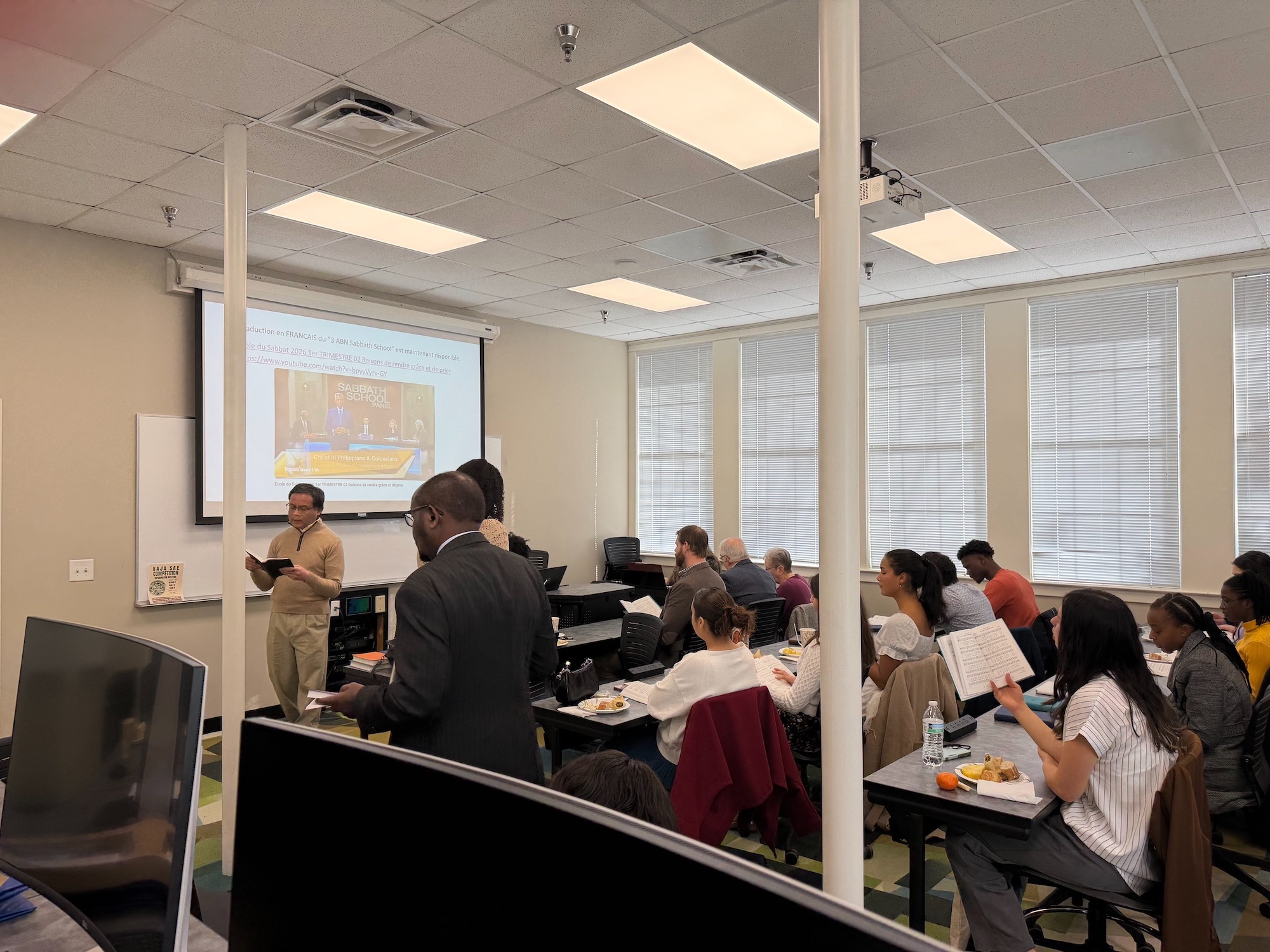 Group of people sitting 