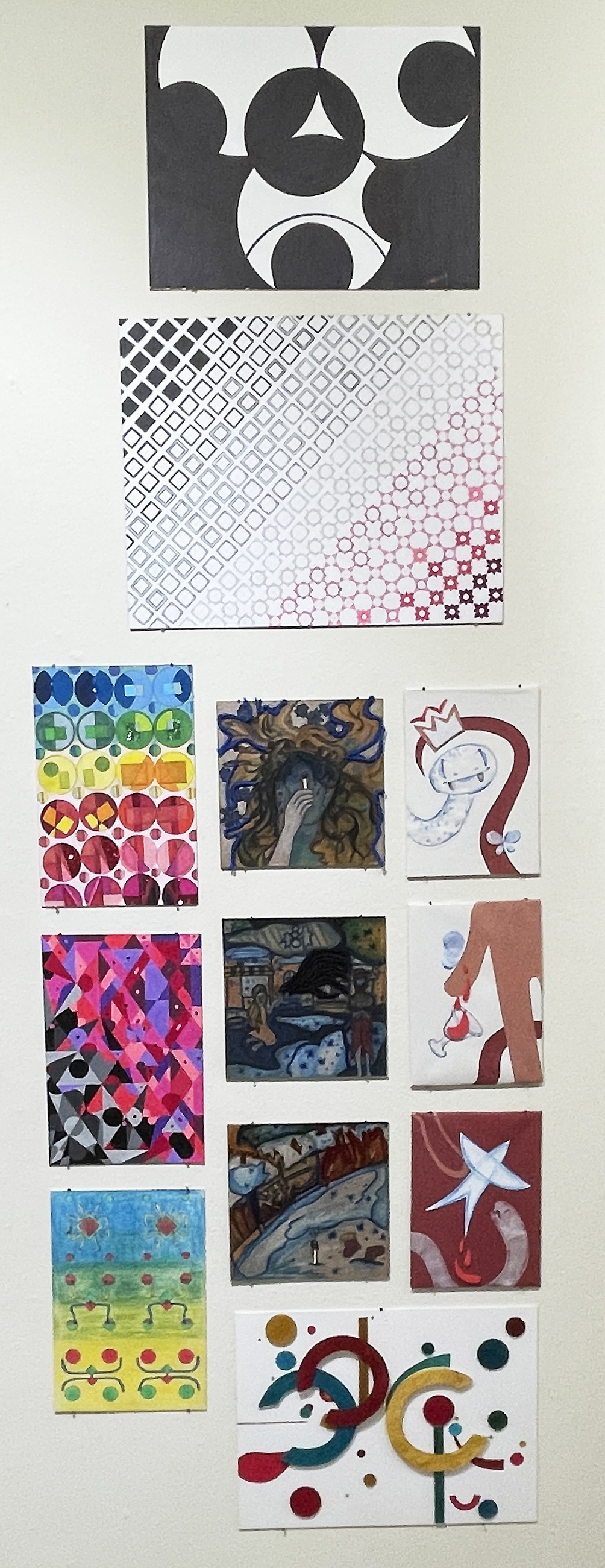 Multiple samples of line, shape, color and concept as shown in the SVAD Gallery