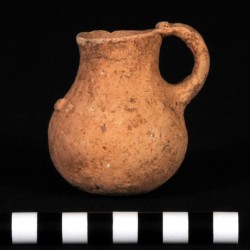 late chalcolithic juglet, orange