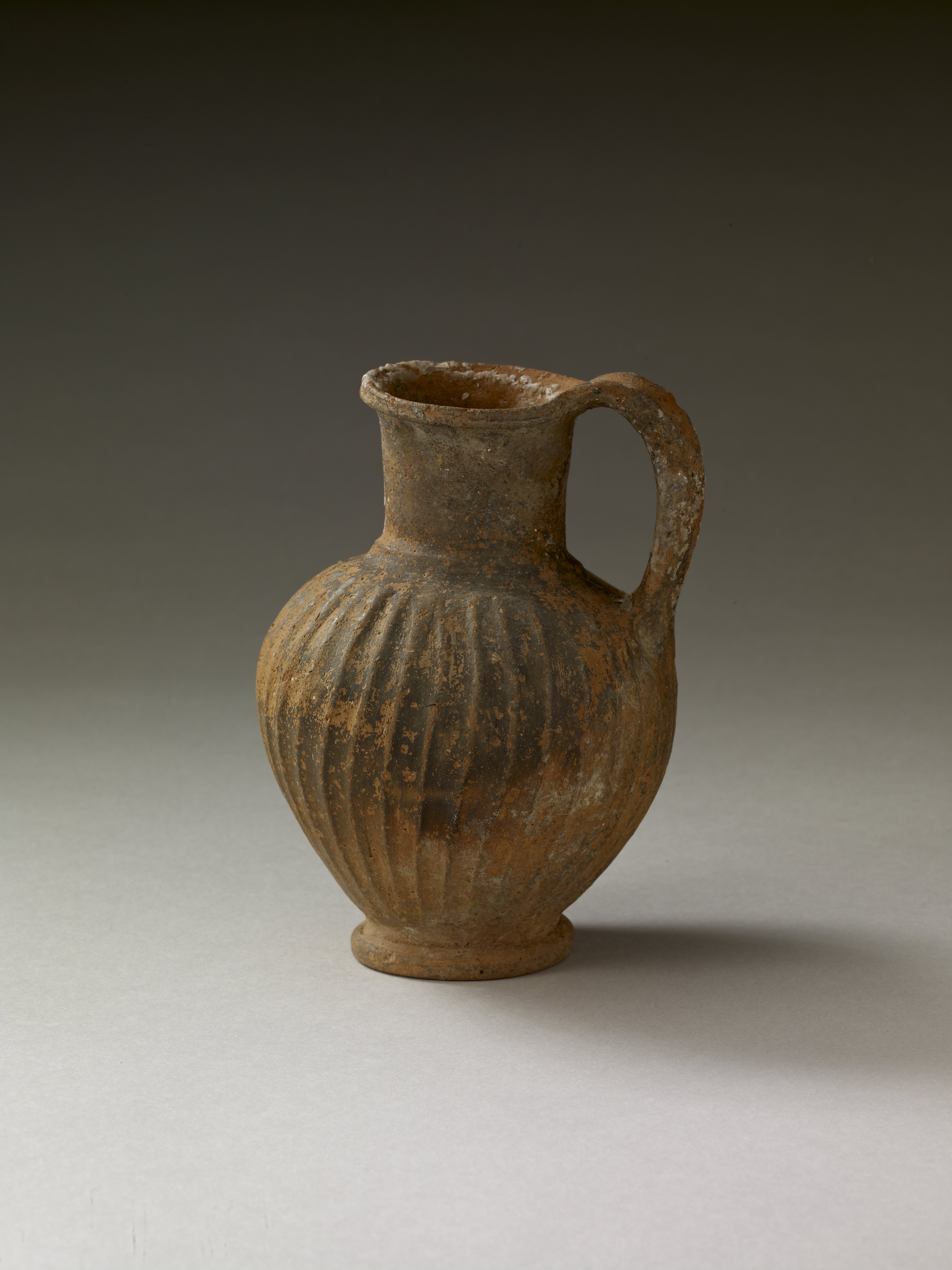 A ceramic pitcher from the Late Bronze Age.