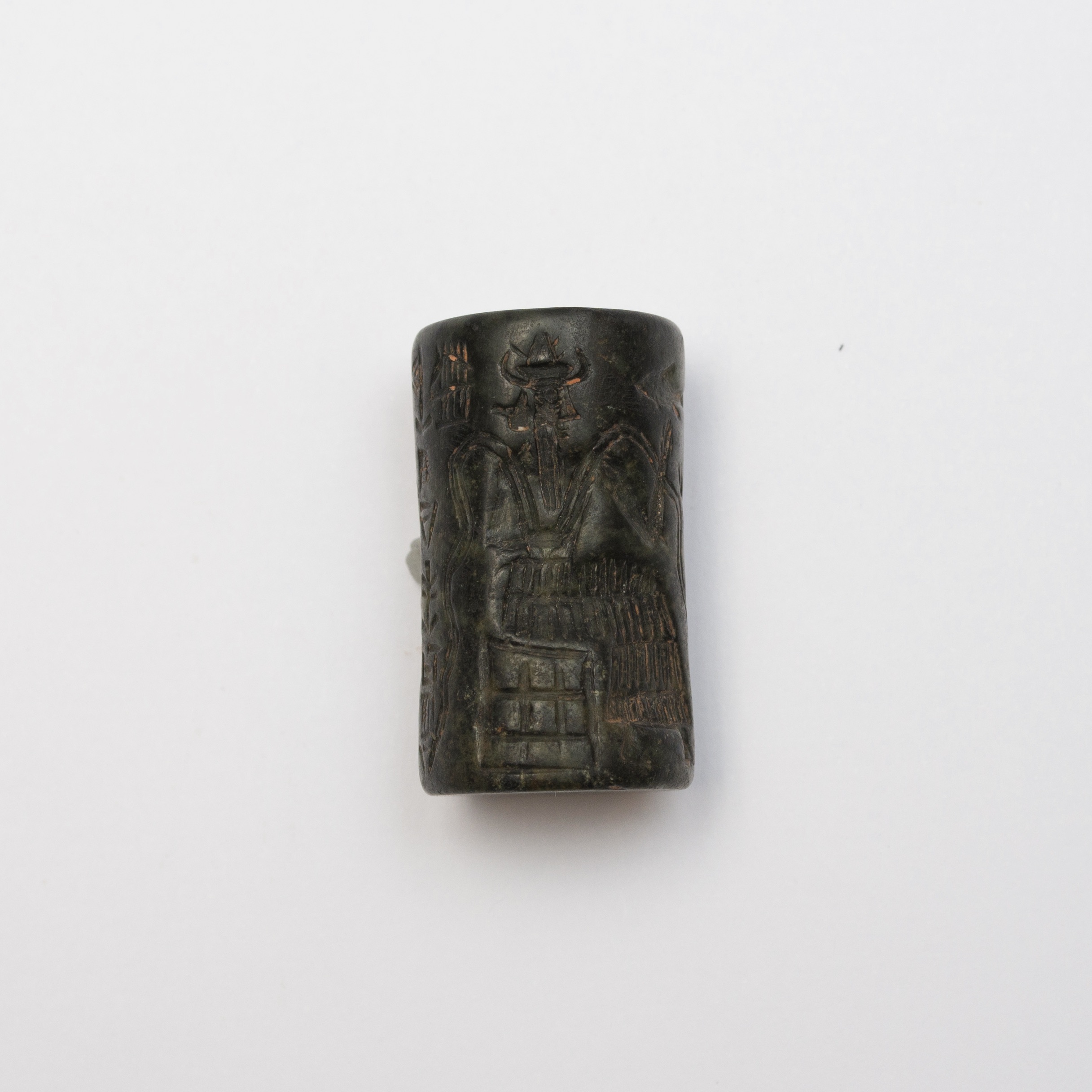 a black cylinder seal