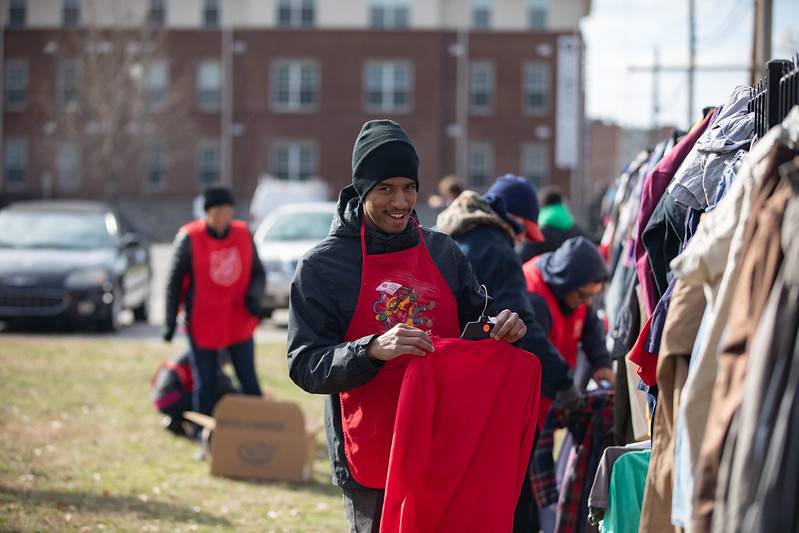 small child living in material poverty