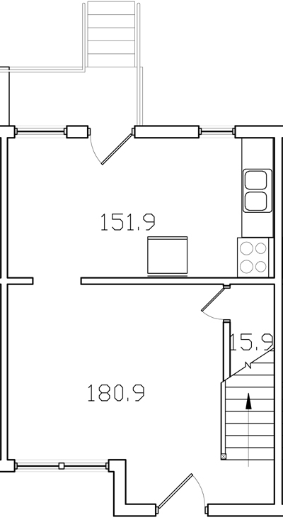 townhouse first floor