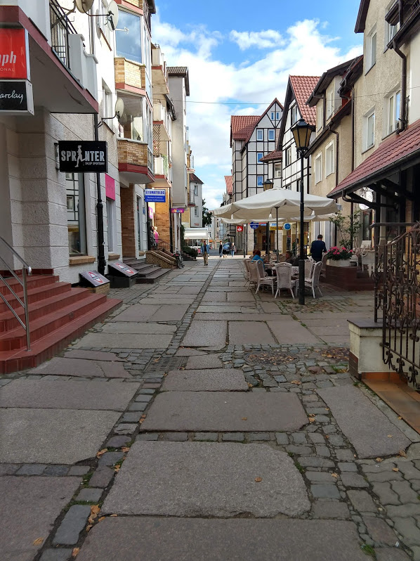 Cafés lining the streets