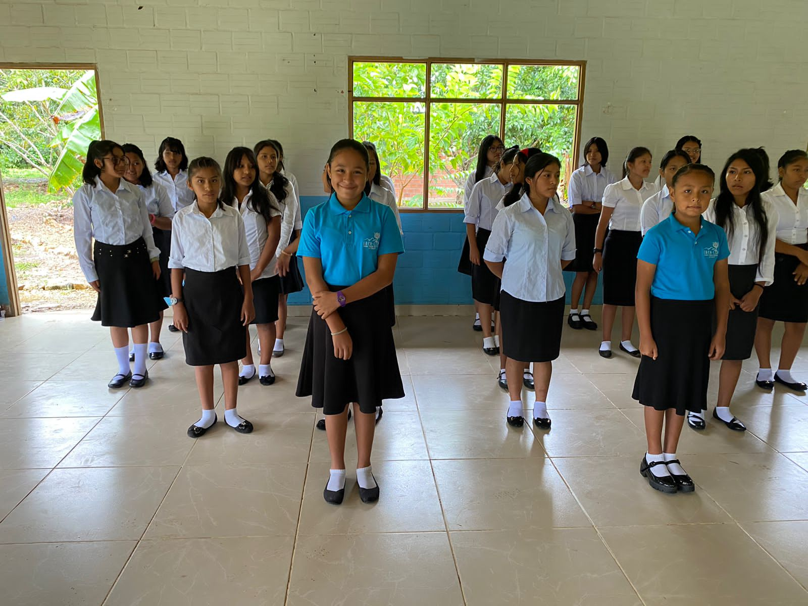 Student induction at the beginning of the school-year.