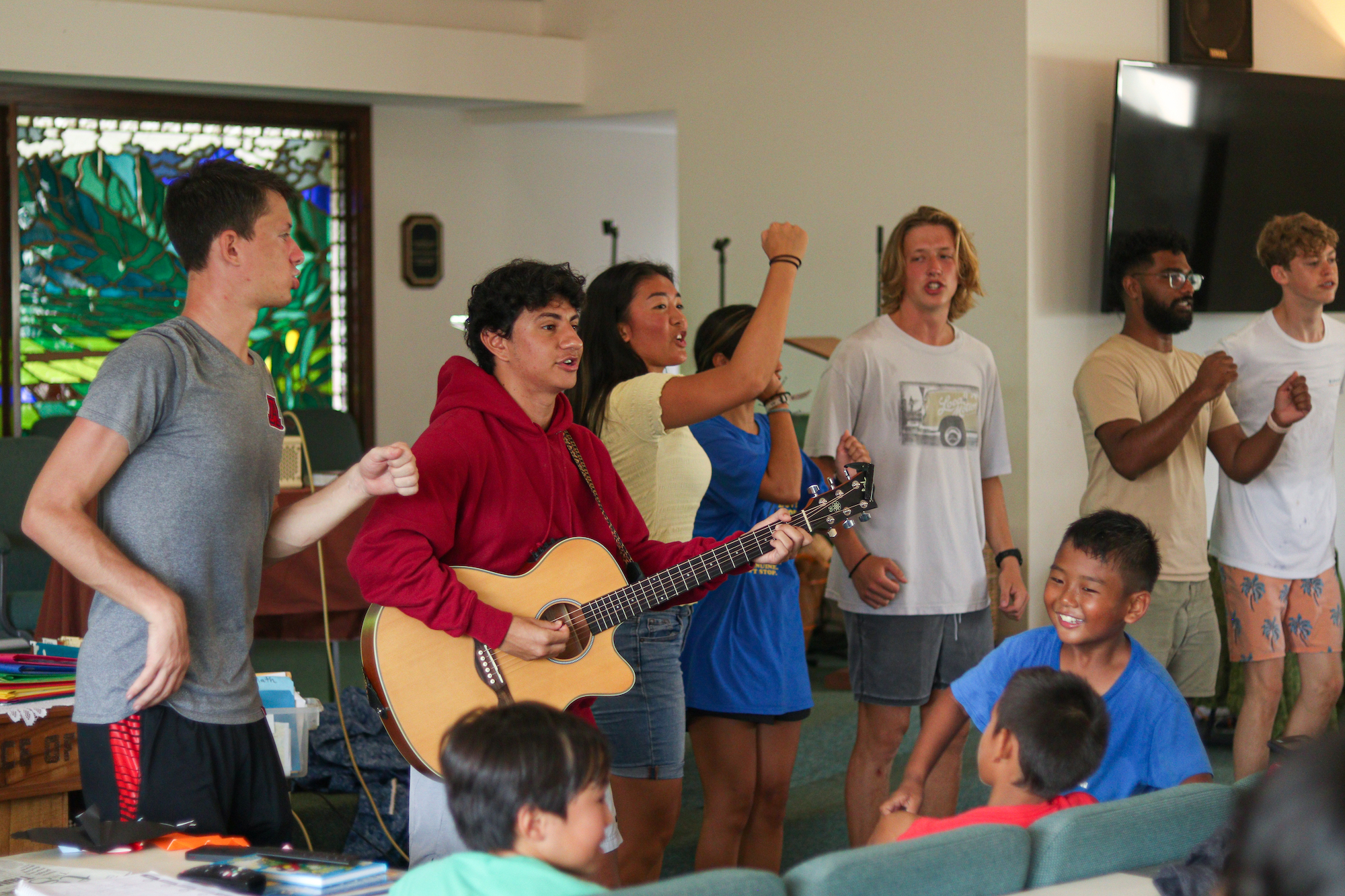 a worship team 