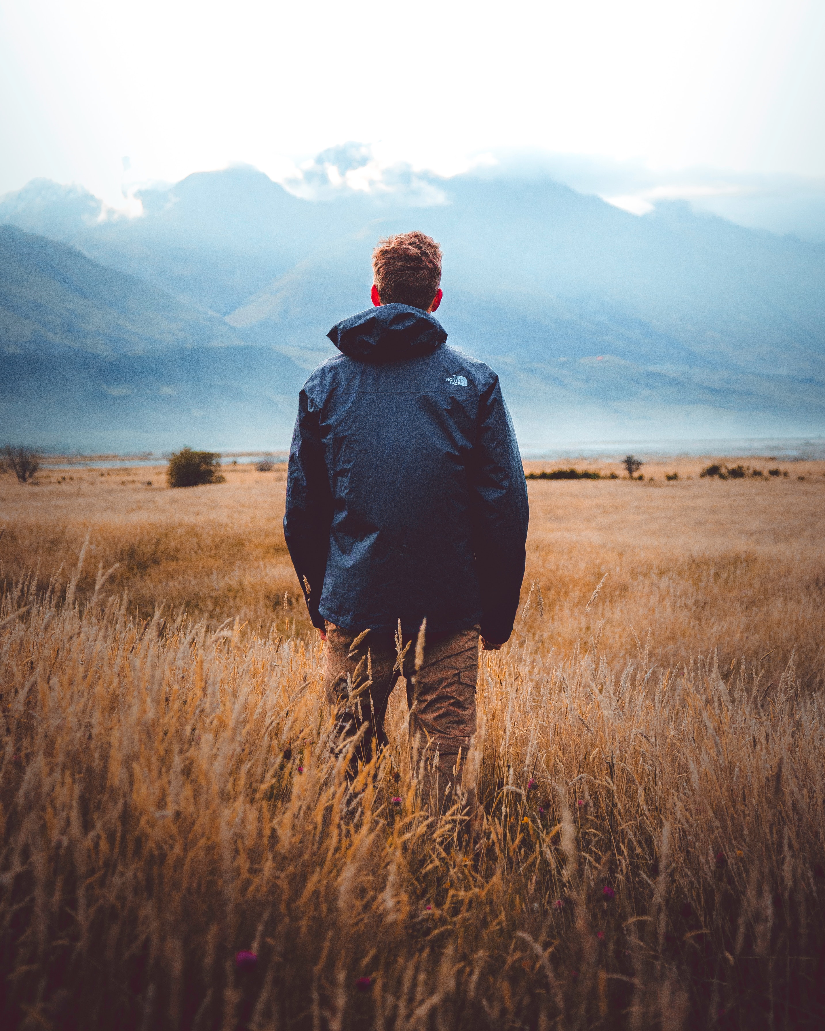 Person Standing in Nature