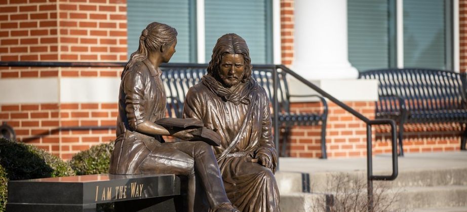 Student with Jesus