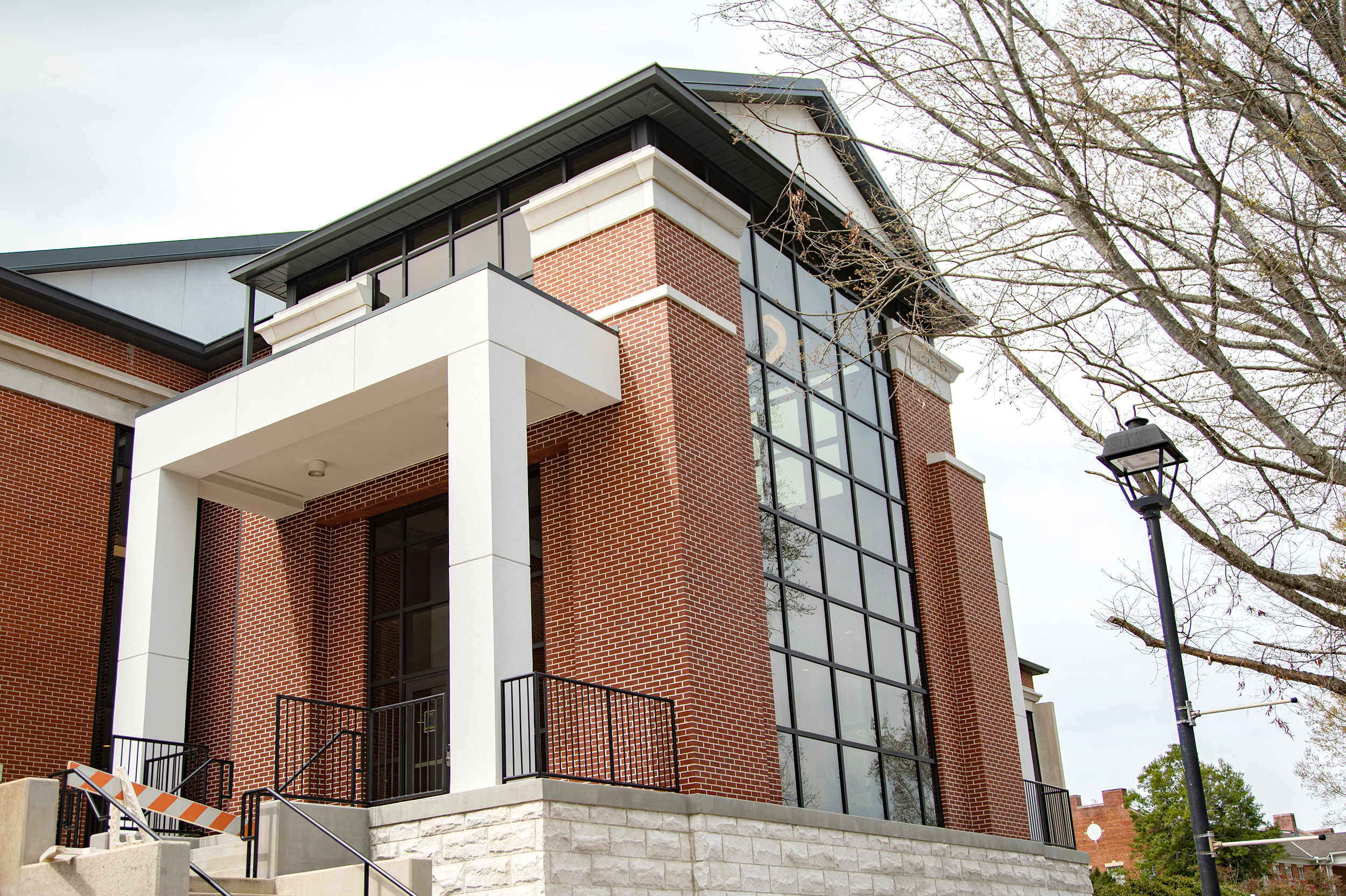 New entrance of the library