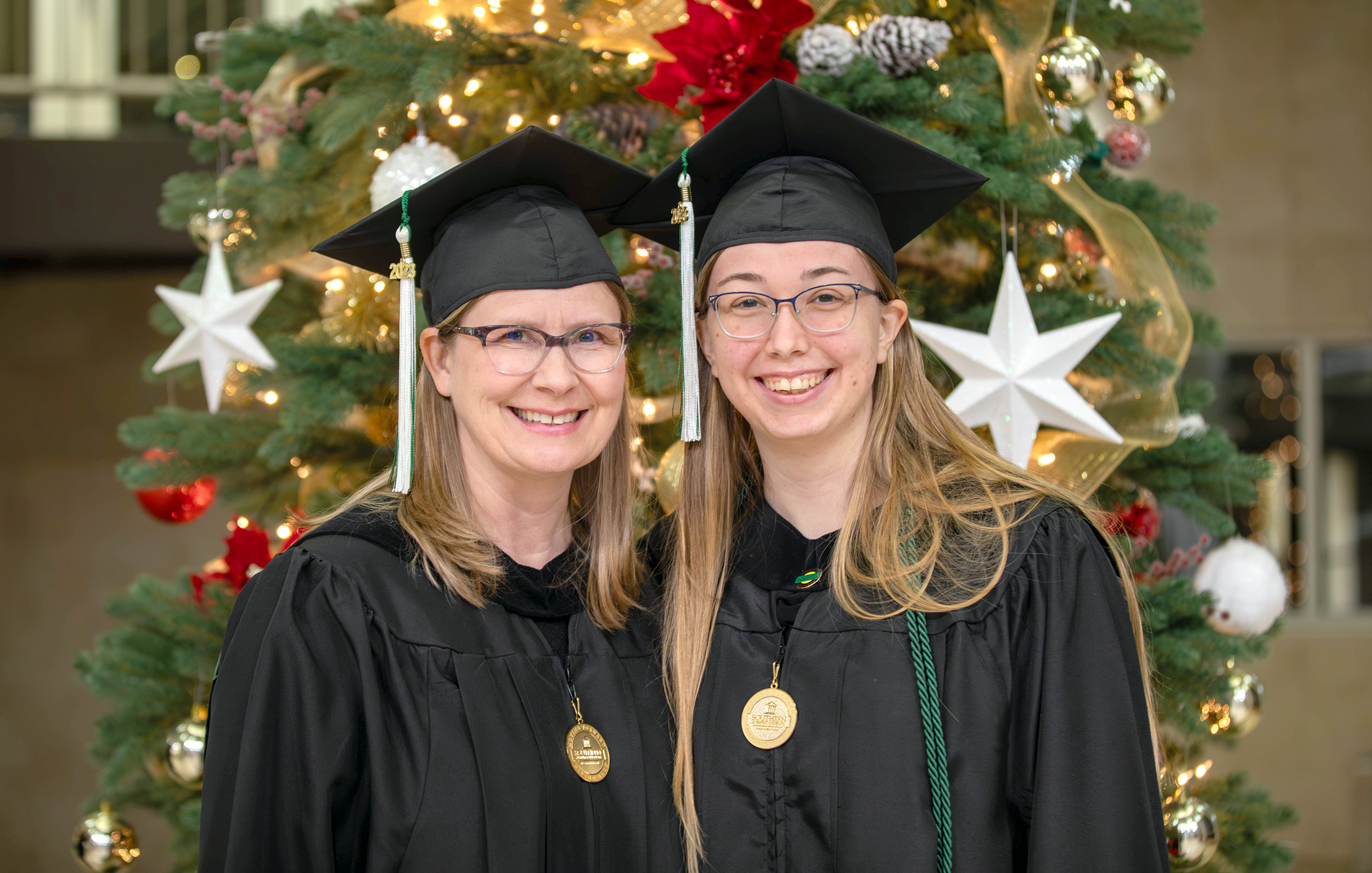 Mother of SAU student with her daughter