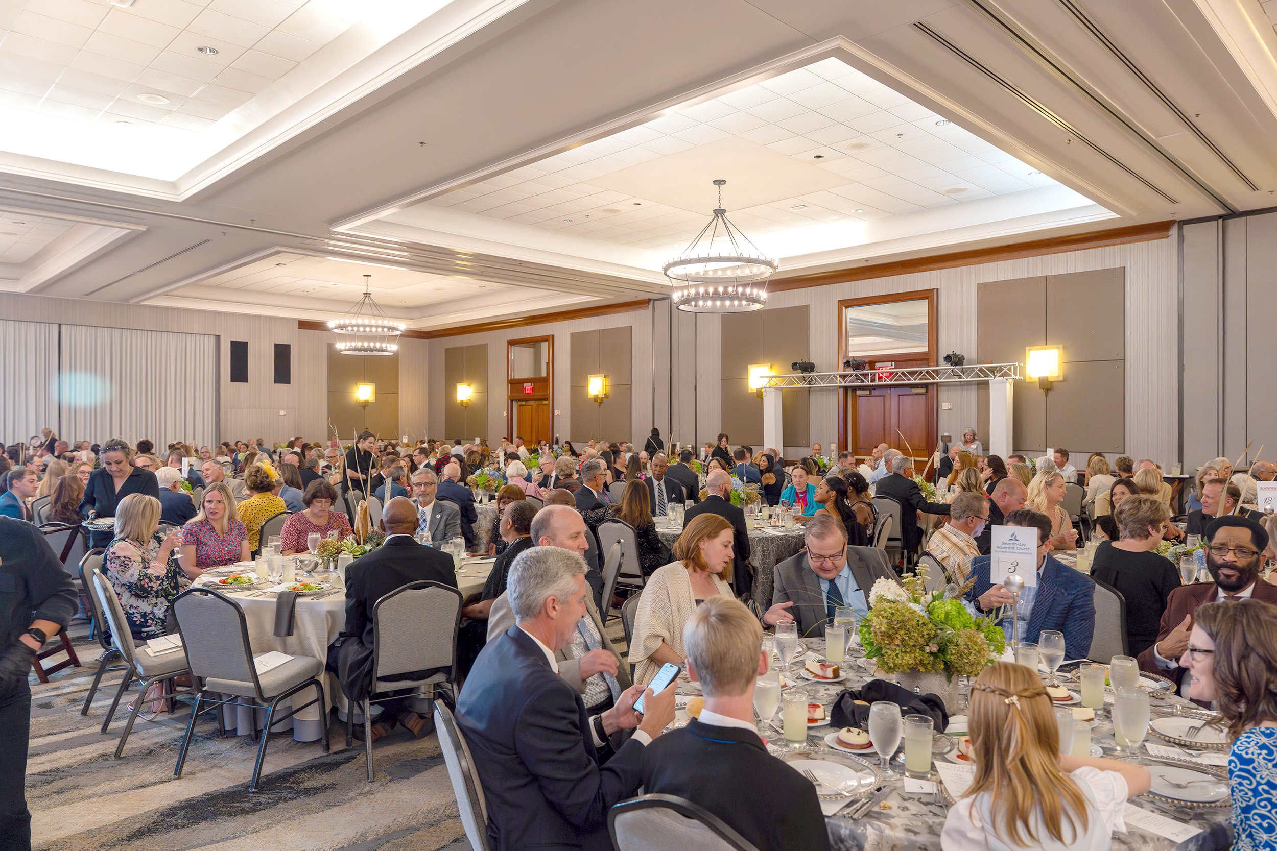 a view of the banquet hall